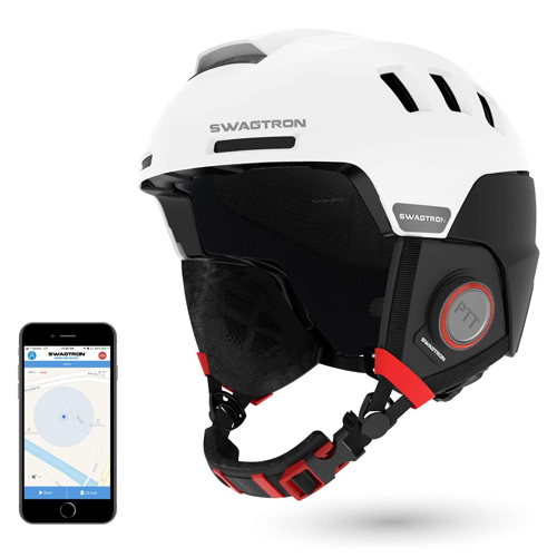 Умный шлем для лыж и сноуборда. Swagtron Snowtide Smart Helmet